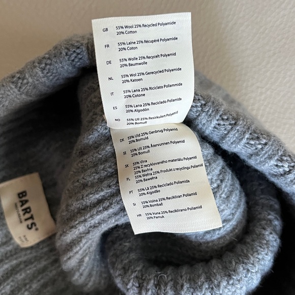 NWT - Barts Adult Wool Blended Ribbed Knit Beanie - Picture 5 of 6